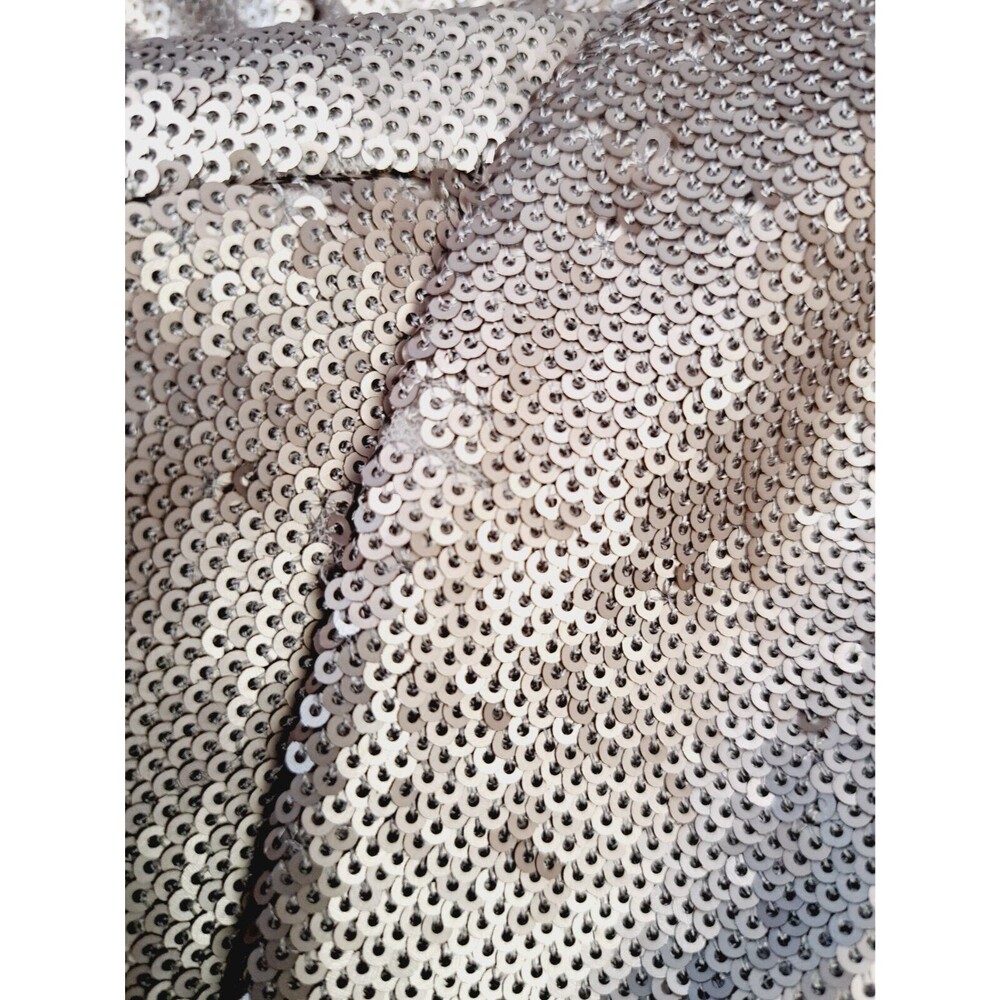 $ 875 L'Agence Chamberlain Blazer Jacket Coat Champagne Sequins Size 2 - Picture 6 of 9